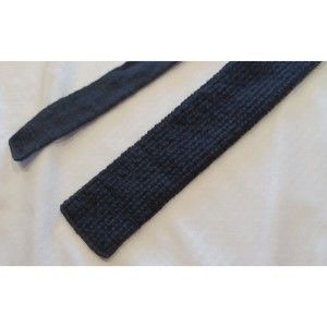Vtg SQUARE END Necktie KNIT Wool MOHAIR Skinny MoD ROOSTER WEMBLEY Tie